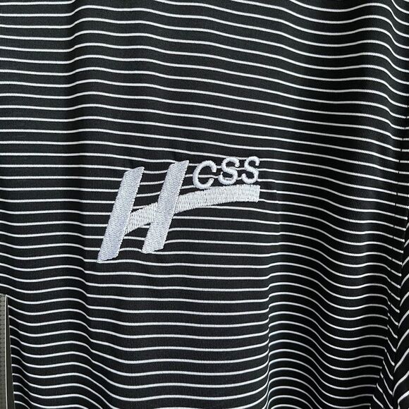 page & tuttle striped golf polo shirt - Picture 3 of 8